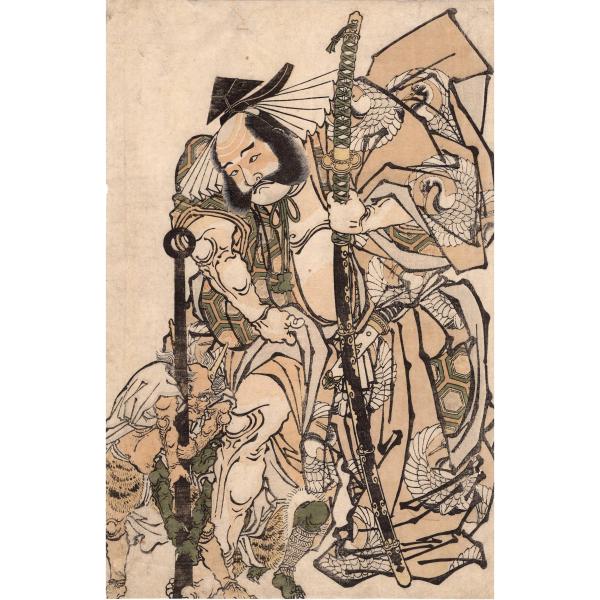 月岡芳年 「金太郎捕鯉図」明治18年（1885）【浮世絵】(月岡芳年