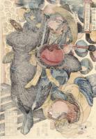 歌川国芳「通俗水滸伝豪傑百八人之一個　捨命三郎石秀」文化期【浮世絵】 