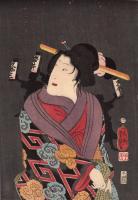 歌川芳艶 「江戸花夜の賑 七」万延一年(1860)【浮世絵】