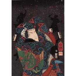 歌川芳艶 「江戸花夜の賑 九」万延一年(1860)【浮世絵】 Last 1