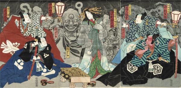国貞二代 浮世絵です