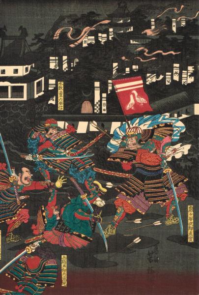 3-▲全10巻揃い 森嘉兵衞著作集 1975~2003年 昭和50年~平成15年 第7巻のみ第2刷 他第1刷 法政大学出版局 浮世絵】 歌川芳梅 「源平合戦 熊ケ谷父子 平山李重 一二の懸高