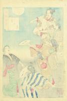 月岡芳年「月百姿 盆の月」明治20年（1887）【浮世絵】