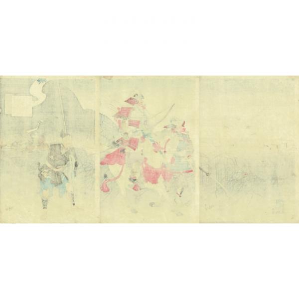 YY-6373 教訓歴史画譜 完 18図 浮世絵 錦絵 カラー 古本 和書 古書 絵