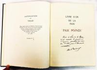 Pax Mundi: livre d'Or de la Paix. （「世界平和：平和への寄書」藤田嗣治 木版画 他　版画多数 ）