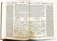 Pax Mundi: livre d'Or de la Paix. （「世界平和：平和への寄書」藤田嗣治 木版画 他　版画多数 ）