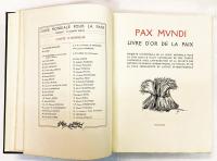 Pax Mundi: livre d'Or de la Paix. （「世界平和：平和への寄書」藤田嗣治 木版画 他　版画多数 ）