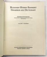Buddhist Hybrid Sanskrit Grammar and Dictionary. 全２冊揃
