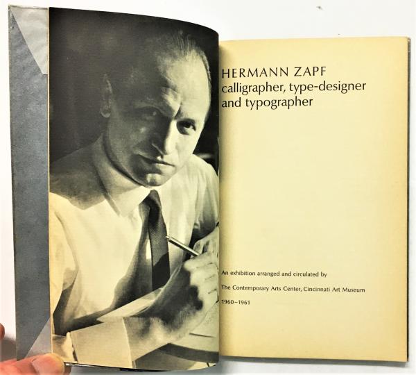最安値に挑戦！ HERMANN ZAPF: calligrapher, type-designer and typographer 哲学、思想