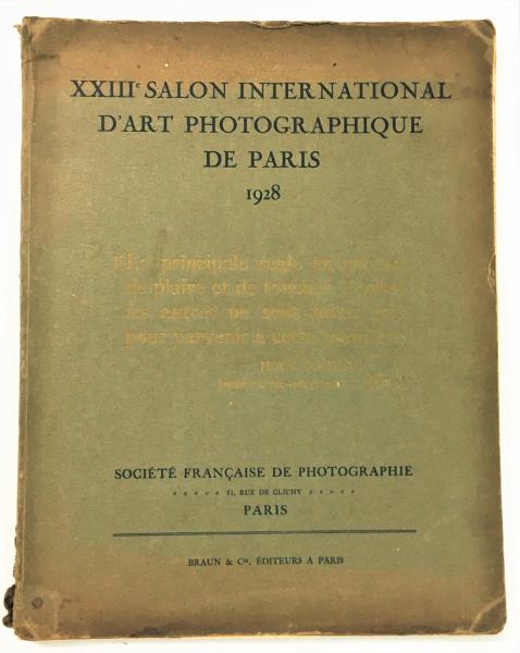 1928年 パリ国際写真サロン 23回 アンティーク写真集 フランス 古書 XXIIIe Salon International d'Art Photographique de Paris 1928.（第