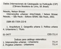 Intervencoes urbanas - Arte/cidade （サンパウロ都市介入型アートプロジェクト1994～2002年の記録）