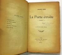 朝吹三吉旧蔵 アンドレ・ジイド 「狭き門」　仏文原書　"La Porte étroite"