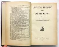 L'Influence Française dans l'Oeuvre de Pope.