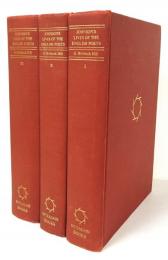 Lives of the English Poets. by Samuel Johnson, LL.D. Vol. I～III　全3巻揃