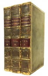 Hudirbas, by Samuel Butler; with Dr. Grey's Annotataions.A New Edition, Correscted and Enlarged. Vol. Ⅰ～Ⅲ 全3巻揃　（英文洋書  『ヒューディブラス』サミュエル・バトラー）