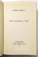 The Canterbury Tales. （サミュエル・ピープス旧蔵 チョーサー『カンタベリー物語』Caxton・1484年 第二版・ファクシミリ版）