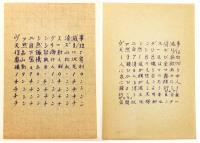 松澤宥作品 ハガキ絵画「ヴァニシングス消滅事 天然自然シリーズ」