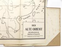Archäologische Übersichtskarte des alten Orients : Mit einem Katalog der wichtigsten Fundplätze