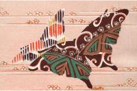 古代模様蝶鳥　下
