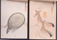 新訂 俳畫講座画集 及 画集解説と描法