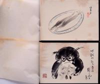 新訂 俳畫講座画集 及 画集解説と描法