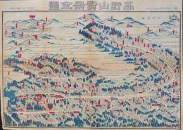 高野山実景全図 明治42年