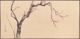 東洋美術大観 分売 ：第252 紅梅圖屏風 酒井抱一筆