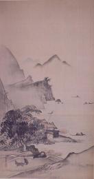 東洋美術大観  分売：第二百十三  觀瀑及耕田圖 久隅守景筆(2)