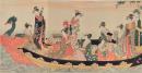 浮世絵派画集 第156図 美人寳船圖 細田榮之筆