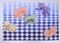 獅子と鳳凰 全 （聚祇帖）　