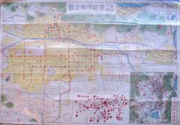 京都地図51-2 ：実踏地測京都市街全図 大正14年5月