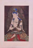 仏教版画：普賢菩薩像