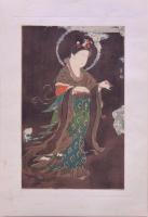 仏教版画：吉祥天女像