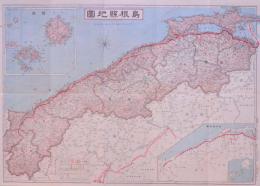 島根県地図 大正12年