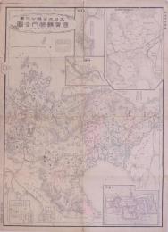 大日本管轄分地図  佐賀縣管内全圖  改正新市町村名