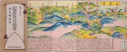 山陰旅行圖會  附名勝案内  鳥瞰図