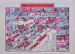 信濃國長野善光寺境内畧繪圖