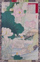 楳嶺花鳥画譜 初版分売  秋の部一  蓮・鵞 （がちょう）