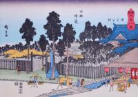 安藤広重画 東都司馬八景  Ando Hiroshige Eight Views of Shiba in the Eastern Capital