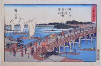 安藤廣重画 隅田川八景  東都名所の内  Ando Hiroshige Eight Views of Sumida River