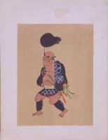 楠瀬日年 大津絵 38 .槍持奴