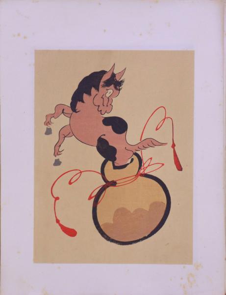 軸(大津絵) 大津絵 木版画 / 古本、中古本、古書籍の通販は「日本の古本屋