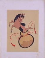楠瀬日年 大津絵 8 瓢箪から駒
