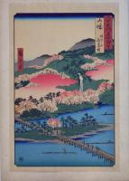 六十余州名所図会 分売 1：山城 あらし山 渡月橋
