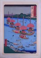 六十余州名所図会 分売 9：尾張 津嶋 天王祭り