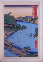 六十余州名所図会 分売 11：遠江 濱名之湖 堀江舘山寺 引佐之細江