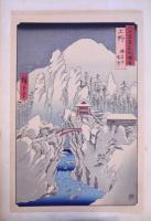 六十余州名所図会 分売 26：上野 榛名山 雪中