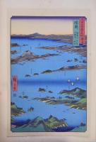 六十余州名所図会 分売 28：陸奥 松島風景 富山眺望之略図