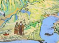 【パンフ】 国立公園 阿寒案内図