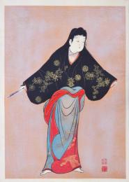 稀版浮世絵名作逸品集 分売  (重文) 舞踊図屏風